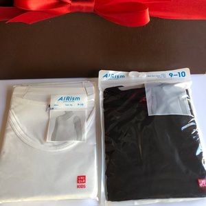 UNI QLO - AIRism short sleeve T-Shirt & Tank Top for kids.